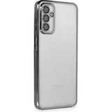 Ototechparca Samsung Galaxy M23 Kılıf Lensli Silikon - Siyah - Çok Renkli