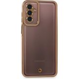 Ototechparca Samsung Galaxy M23 Kılıf Liva Lens Silikon - Pudra - Çok Renkli