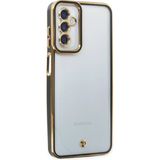 Ototechparca Samsung Galaxy M23 Kılıf Liva Lens Silikon - Siyah - Çok Renkli