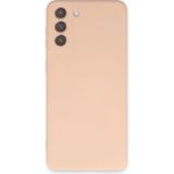 Ototechparca Samsung Galaxy S21 Plus Kılıf Nano Içi Kadife Silikon - Pudra - Çok Renkli