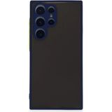 Ototechparca Samsung Galaxy S22 Ultra Kılıf Montreal Silikon Kapak - Lacivert - Çok Renkli
