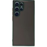 Ototechparca Samsung Galaxy S22 Ultra Kılıf Montreal Silikon Kapak - Yeşil - Çok Renkli