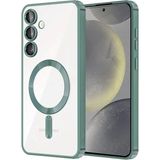 Ototechparca Samsung Galaxy S23 Plus Kılıf Kross Magneticsafe Kapak - Koyu Yeşil - Çok Renkli