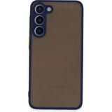 Ototechparca Samsung Galaxy S23 Plus Kılıf Montreal Silikon Kapak - Lacivert - Çok Renkli