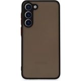 Ototechparca Samsung Galaxy S23 Plus Kılıf Montreal Silikon Kapak - Siyah - Çok Renkli