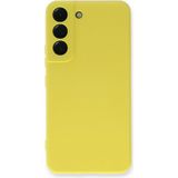Ototechparca Samsung Galaxy S23 Plus Kılıf Nano Içi Kadife Silikon - Sarı - Çok Renkli