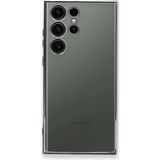 Ototechparca Samsung Galaxy S23 Ultra Kılıf Lensli Silikon - Gümüş - Çok Renkli