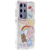 Ototechparca Samsung Galaxy S23 Ultra Kılıf Reflexion Desenli Kapak - Desen 4 - Çok Renkli