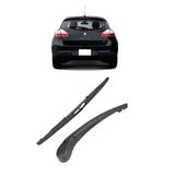 OTOVADİM Renault Megane 3 2009 -2016 Uyumlu Arka Cam Silecek Kolu Ve Süpürgesi Kapak Takım Set / 7701059392