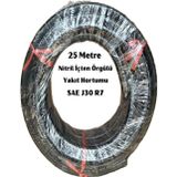 Otovadim Üniversal 4 Mm Akaryakıt Hortumu İçten Örgülü Nbr (Nitril) Lpg/Cng Mazot - Benzin ( 25 Metre )