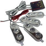 Otovo Güçlü 3x4 LED Çakar Lambası Sarı Beyaz 12-24V - Renkli