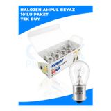 Otox Beyaz Halojen Ampul | 12V 21W P21W | 10’Lu