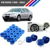Otozet - VW Bora Bijon Civata Kapağı Mavi Renk 20 Adetli Set 17mm 1K06011739B9