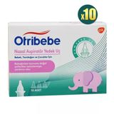 Otribebe Nazal 10'lu 10 Adet Aspiratör Yedek Ucu