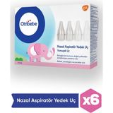 Otribebe Nazal Aspiratör Yedek Ucu 10'lu Yumuşak Uç 6 Adet Bebek Dostu Temizleme Yardımcı
