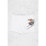Öts 11950621 Erkek Çocuk Likralı Takma Bel Boxer 7238 Beyaz