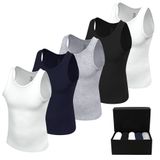 ÖTS 5’li Erkek Çocuk Atlet - %100 Pamuk, Ultra Yumuşak Kumaş, Rahat Kalıp, Etiketsiz ve Kaliteli Çocuk İç Giyim, Hediye Kutulu Günlük Çocuk Çamaşır, (Renkli - 3-4 Yaş)
