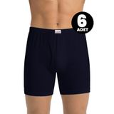 Öts 6'lı Erkek Boxer Süprem (%100 Pamuk), Lacivert, XL