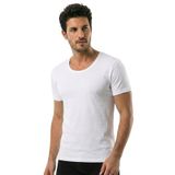 Öts Erkek %100 Pamuk T-Shirt Açık Yaka Yarım Kollu Özel Tasarım (1610)
