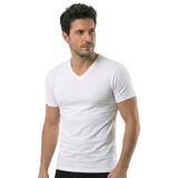 Öts Erkek %100 Pamuk T-Shirt V Yaka Modern ve Rahat (1630)