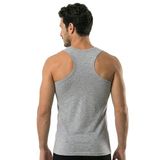 Öts Erkek Atlet Likralı Sporcu (%96 Pamuk -%4 Elastan), Gri, M