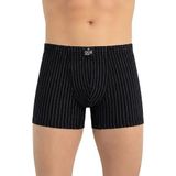 Öts Erkek Boxer Çizgili (%96 Pamuk -%4 Elastan), Siyah, XXL
