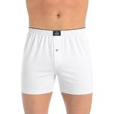 Öts Erkek Boxer Düğmeli, Süprem Kumaş (%100 Pamuk), Beyaz, XXL