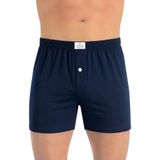 Öts Erkek Boxer Düğmeli, Süprem Kumaş (%100 Pamuk), Lacivert, XXL