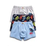 ÖTS Erkek Çocuk 3’lü Pamuklu Boxer Baskılı Ergonomik Tasarım 7367-3