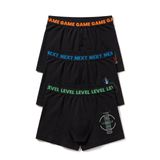 ÖTS Erkek Çocuk 3’lü Pamuklu Boxer Baskılı Günlük Klasik Model 7715-3