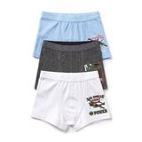 ÖTS Erkek Çocuk 3’lü Pamuklu Boxer Baskılı Premium Günlük Kullanım 7394-3
