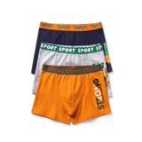 ÖTS Erkek Çocuk 3’lü Pamuklu Boxer Baskılı Premium Günlük Kullanım 7720-3