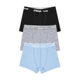 Öts Erkek Çocuk Boxer 3'lü (%96 Pamuk -%4 Elastan), 7239-3, Renkli, 1-2 Yaş