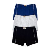 Öts Erkek Çocuk Boxer 3'lü (%96 Pamuk -%4 Elastan), 7248-3, Renkli, 3-4 Yaş