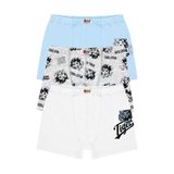 Öts Erkek Çocuk Boxer 3'lü Baskılı (%96 Pamuk -%4 Elastan), 7362-3, Renkli, 1-2 Yaş