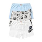 Öts Erkek Çocuk Boxer 3'lü Baskılı (%96 Pamuk -%4 Elastan), 7362-3, Renkli, 11-12 Yaş
