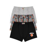 Öts Erkek Çocuk Boxer 3'lü Baskılı (%96 Pamuk -%4 Elastan), 7366-3, Renkli, 1-2 Yaş