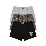 Öts Erkek Çocuk Boxer 3'lü Baskılı (%96 Pamuk -%4 Elastan), 7366-3, Renkli, 5-6 Yaş