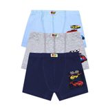 Öts Erkek Çocuk Boxer 3'lü Baskılı (%96 Pamuk -%4 Elastan), 7398-3, Renkli, 11-12 Yaş