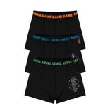 Öts Erkek Çocuk Boxer 3'lü Baskılı (%96 Pamuk -%4 Elastan), 7715-3, Renkli, 7-8 Yaş
