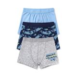 Öts Erkek Çocuk Boxer 3'lü Baskılı (%96 Pamuk -%4 Elastan), 7716-3, Renkli, 1-2 Yaş