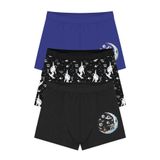 Öts Erkek Çocuk Boxer 3'lü Baskılı (%96 Pamuk -%4 Elastan), 7719-3, Renkli, 5-6 Yaş