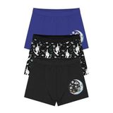Öts Erkek Çocuk Boxer 3'lü Baskılı (%96 Pamuk -%4 Elastan), 7719-3, Renkli, 9-10 Yaş
