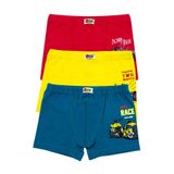 Öts Erkek Çocuk Boxer 3'lü Baskılı (%96 Pamuk -%4 Elastan), 7815-3, Renkli, 1-2 Yaş