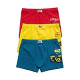 Öts Erkek Çocuk Boxer 3'lü Baskılı (%96 Pamuk -%4 Elastan), 7815-3, Renkli, 11-12 Yaş