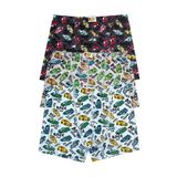 Öts Erkek Çocuk Boxer 3'lü Baskılı (%96 Pamuk -%4 Elastan), 7818-3, Renkli, 7-8 Yaş