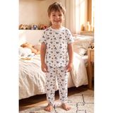 Öts Erkek Çocuk Pamuklu Pijama Takımı Kısa Kol Uzun Alt Desenli Geniş Ve Rahat Kesim (374003), Renkli-3, 9-10 Yaş