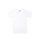 Öts Erkek Çocuk T-Shirt Ribana Kapalı Yaka (%100 Pamuk), Beyaz, 1-2 Yaş