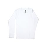 Öts Erkek Çocuk T-Shirt Uzun Kollu T-Shirt Ribana Body (%100 Pamuk) - Beyaz - 3 - 4 Yaş