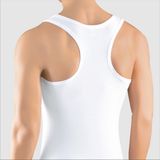 ÖTS Erkek Likralı Sporcu Atlet %96 Pamuk - %4 Elastan - L - Beyaz